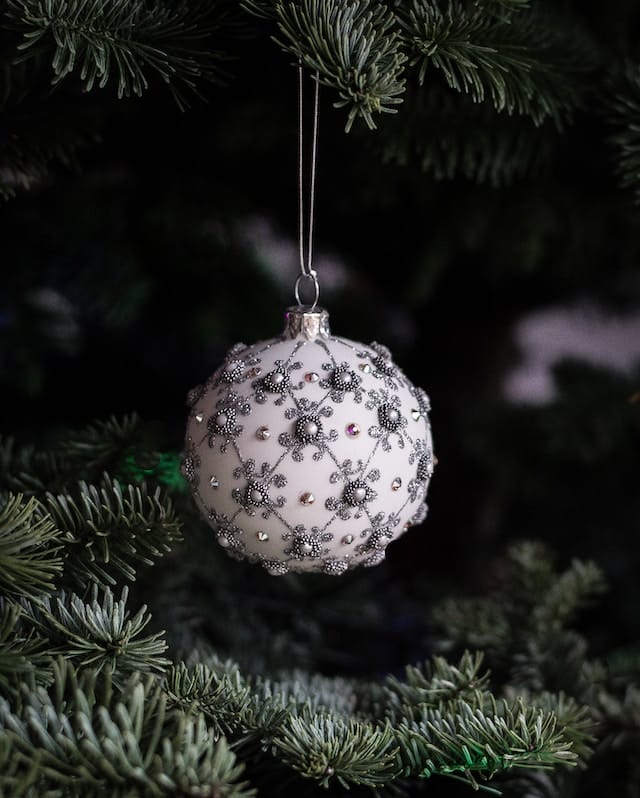 vintage look christmas bauble
