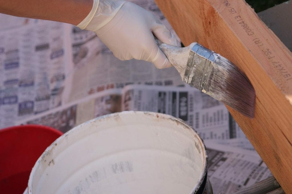 A home renovation in process