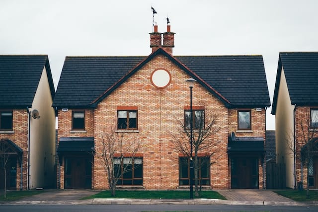 a decent house - semi-detached made of brick