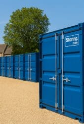 “Drive-up self storage containers from Storing.com near Irchester in rural Bedfordshire”