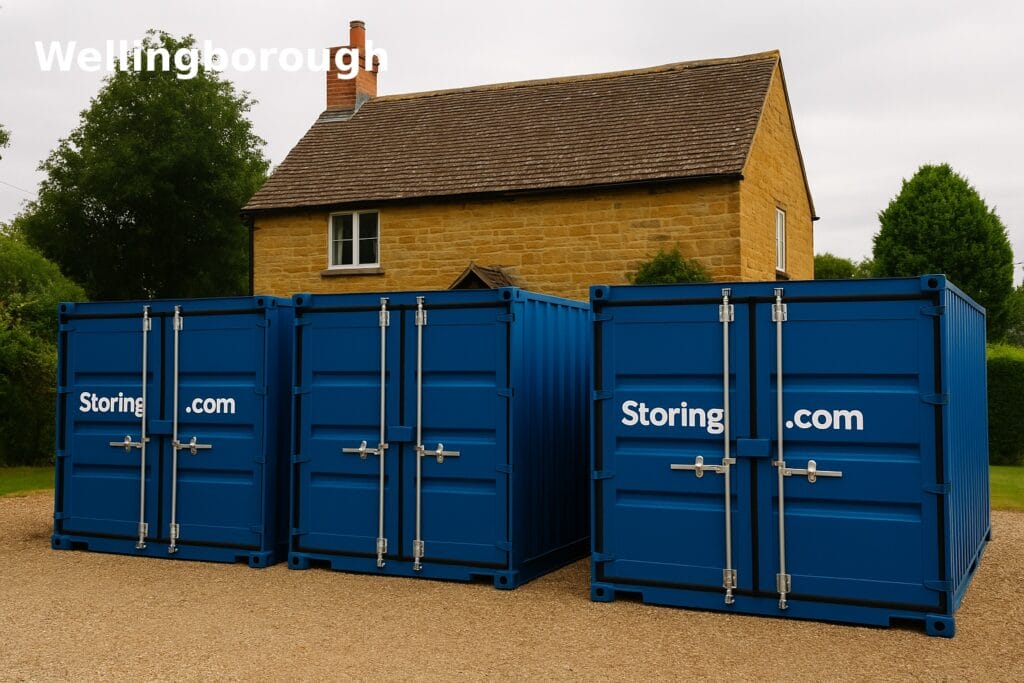 “Secure container storage near Wellingborough with easy drive-up access”