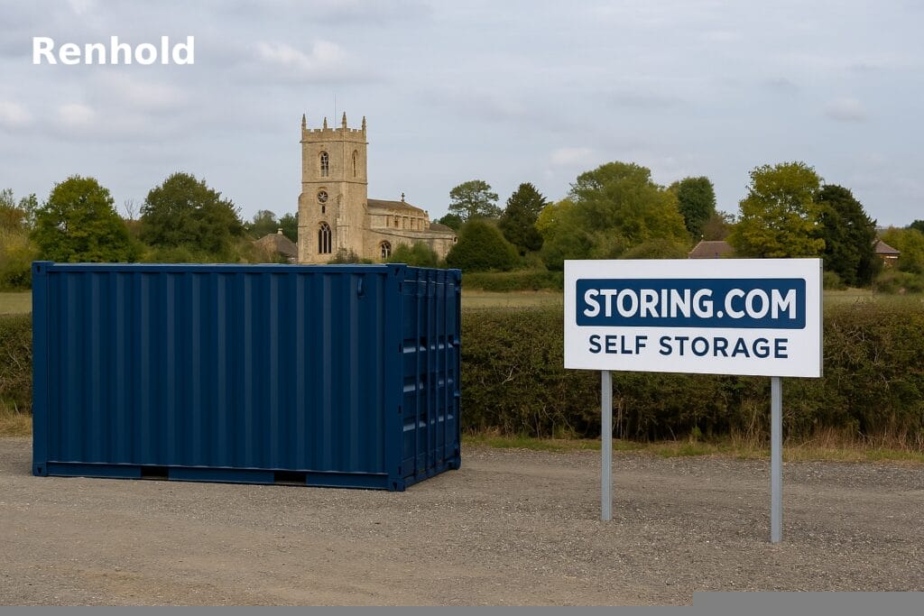 “Self storage container at countryside facility near Renhold”